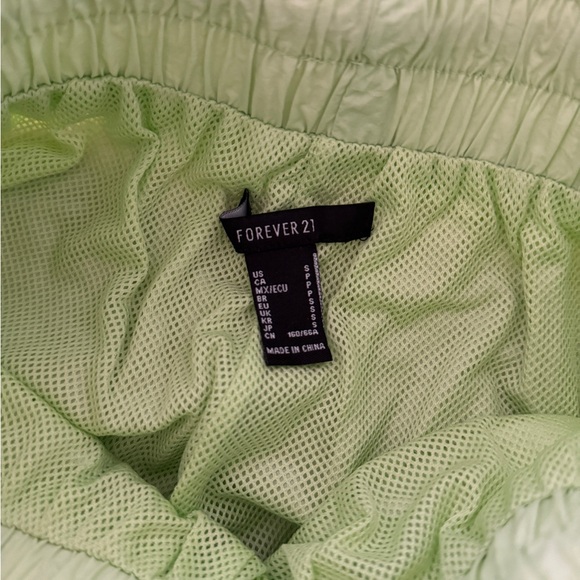 Forever 21 Mint Green Athletic Shorts with Elastic Waistband - Picture 3 of 3